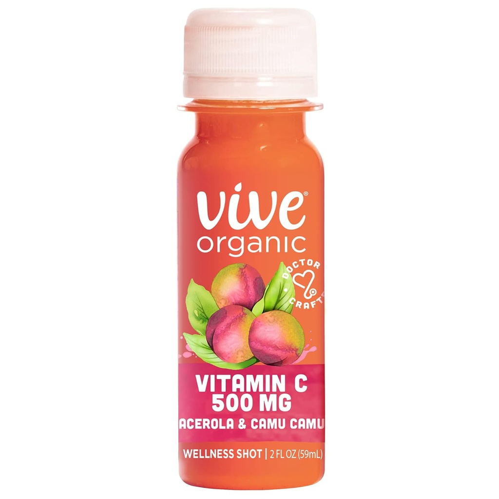 Vive Organic Pure Boost vitamīns C Shot (2oz pudele)