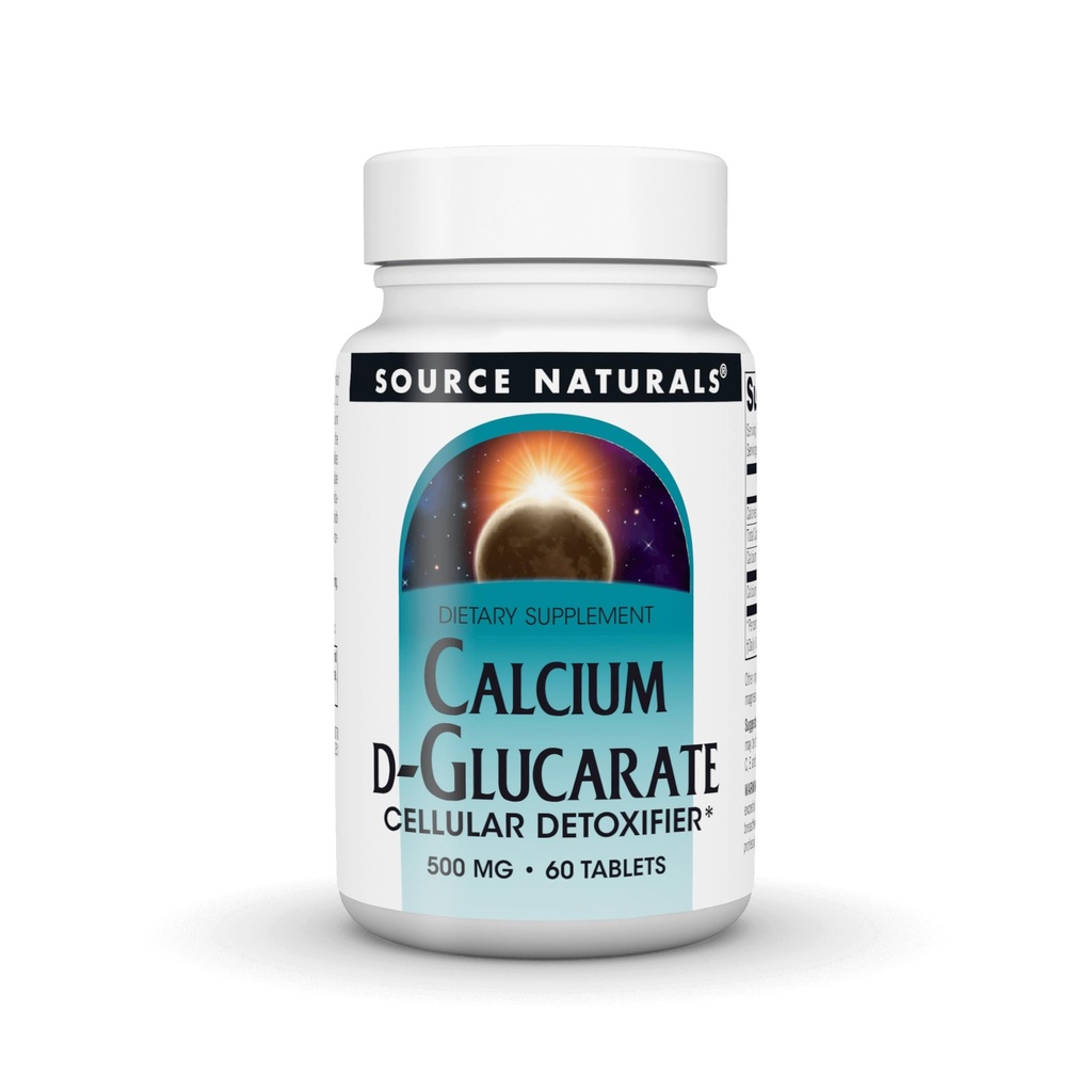 Avots Dabas Kalcija D-Glucarate 500mg šūnu detoksikators - 60 tabletes