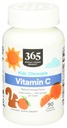 365 pēc Visa Foods Market, Kid' košļājamā C vitamīns, Natural Orange Flavor, Vegan, 90 Count