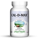 Maxi Health Cal- D- Max - kalcija citrāts - ar vitamīnu D3 - Kaulu balsts - 120 kapsulas - Košera