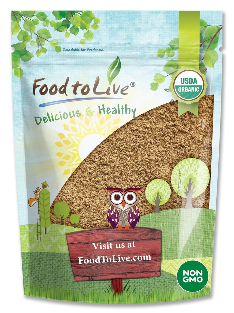 Pārtika, lai dzīvotu - Organic Camu Powder, 4 Ounces – Ne-GMO, Kosher, Raw, Vegan Superfood, Bulk, Ne-Irped, Pure, Great for Caking and Drinks