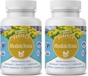 Perfekti papildinājumi – Perfect Rhodiola Rosea – 60 kapsulas – Natural Adaptogen Papildinājums – Palielina enerģiju – Labāka Focus – 2 Iepakojums