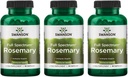 Swanson Full Spectrum Rosemary - augu papildinājums Imūnās veselības atbalsta veicināšana - dabas formula, lai palīdzētu aizstāvēt ķermeni un atbalstu Kopumā labsajūtu - (90 kapsulas, 400mg katrs) 3 iepakojums