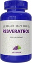 100% Pure Organic Labvēlīgais Resveratrols, 120 Kapsulas, Antioksidanti & Trans-Resveratrol, Veicina Anti-Aging, Sirds un asinsvadu atbalsts, Imūnās Boost, Garīgā skaidrība