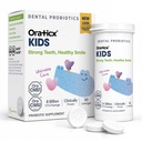 OraTicx Kids Dental Probiotics for Anti-Cavity + Healthy Teeth and Gums, 8 miljardi KVV Probiotics for Oral Health, Yogurt Flavor 1-PK