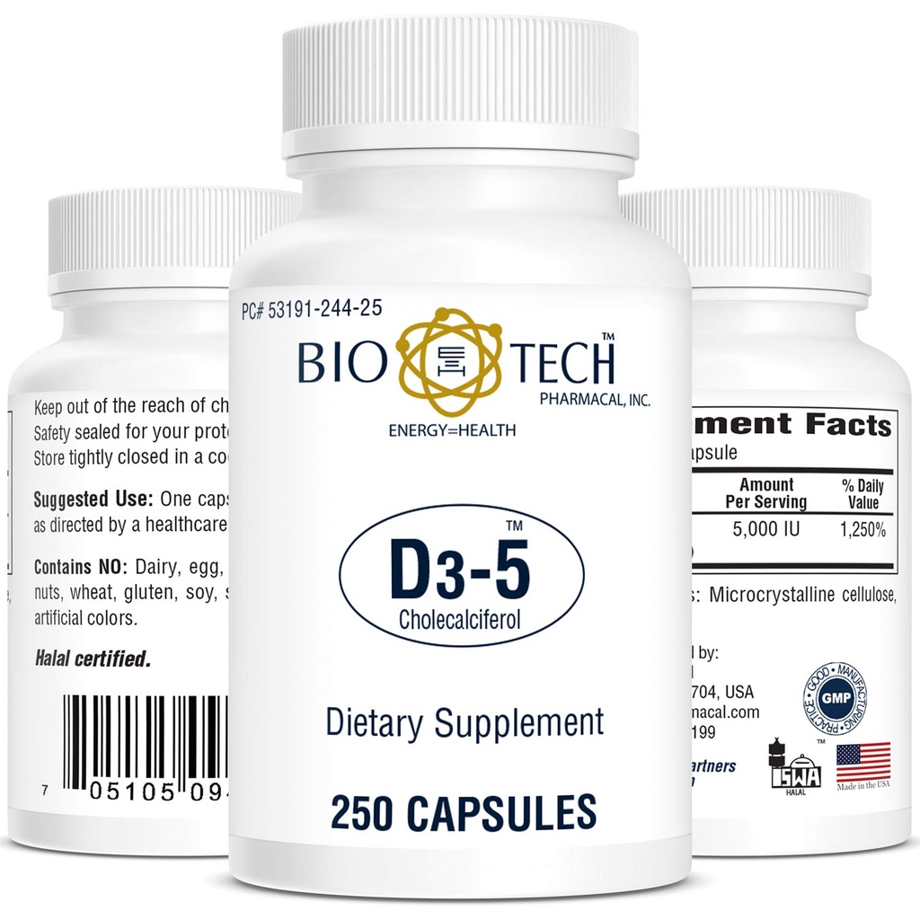 D3 vitamīns (D3 5k SV, 250 grādos)