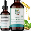 Ashwagandha Tincture - veicina vitalitāti, nomierina prātu, imūno atbalstu, adaptogen, citronu balzams, augu papildinājums - 2 Fl Oz