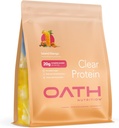 Oath uzturs Clear Whey Isolate Protein Powder, Island Mango, 20g Complete Protein per Serving, Nav pievienots cukurs, Grass-Fed, 18 Servē