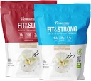 Evolution Advanced Uzturs Zāles Barot 100% Sūkalu olbaltumvielu pulveris + Fit & Slim ar Glucomannan, Inulin Fiber – augsts šķiedru, augsts proteīns, Pure, Keto apstiprināts, ne ĢMO, Stevia Saldināts – 2 iepakojums
