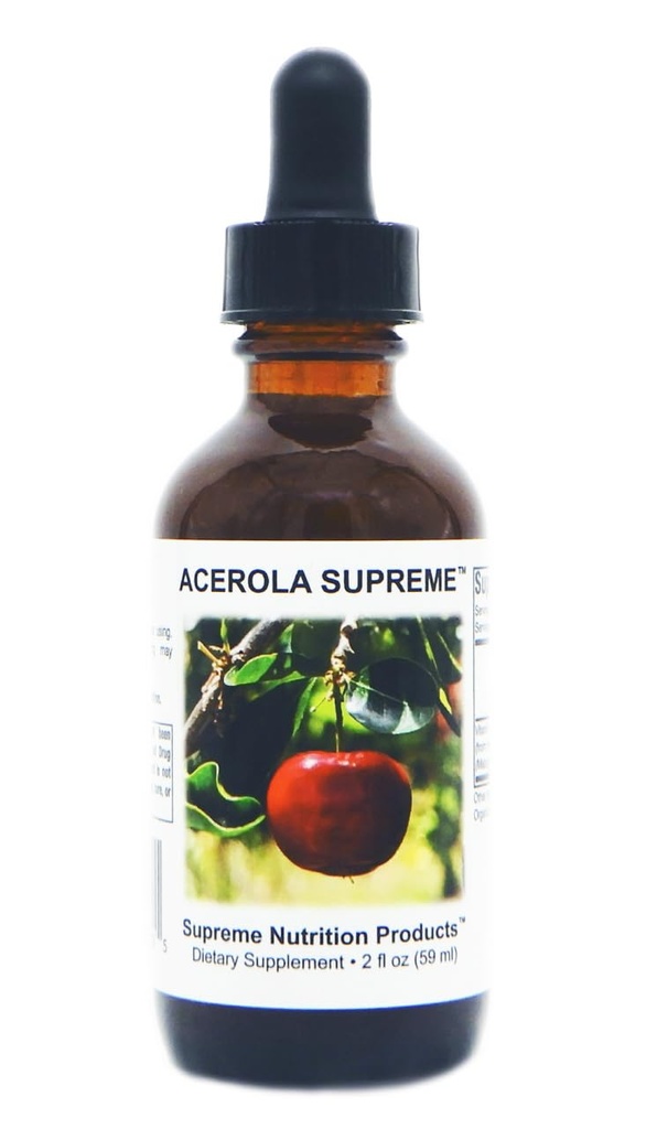 Augstākais uzturs Acerola Supreme Tincture, 2 fl oz 