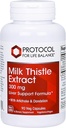 Protokols Milk Thistle ekstrakts 300 mg - veselīgai aknu balstam* - ar Artichoke Leaf & Dandelion Sakni - Vegan & Kosher - 90 Veg kapsulas