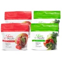 SuicePlus+ Augļu un dārzeņu blend Soft Chews - Garšīgs Vegan Augļi, Veggie Gummy Vitamīni pieaugušajiem un bērniem - 4 mēnešu Piedāvājums 4 iepakojumi (2 no katras garšas)