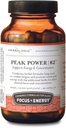 Herbalogic - Peak Power Capsules - Dabas enerģija & Focus - Garīgā koncentrācija - Satur amerikāņu žeņšeņs & Astragalus - 90 Cap Count