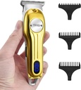 DSP Beard Trimmer vīriešiem, bezkorda mati Clipper Shavers, sejas mati Trimmer bārda un Mustache Trimmer, profesionālo diskontu komplekts vīriešiem atkārtoti uzlādējams LED displejs (Zelts)