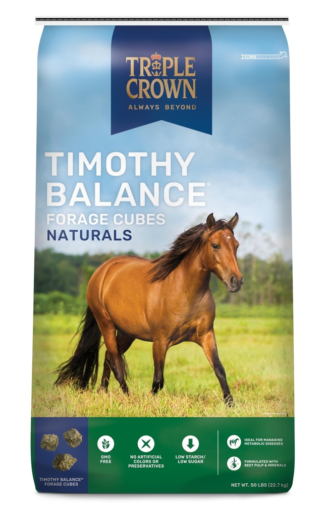 Triple Crown Timothy Cubes Balansēšanas Zirgu papildinājums, Timothy Hay Beet Pulpa zirgiem, zema cukura Zirgu barība, Laminīta atbalsts, 50 mārciņas