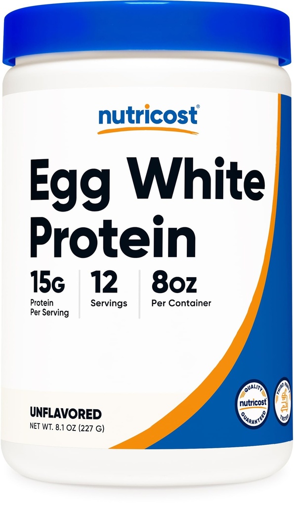Nutricost Olu baltā proteīna pulveris 8oz (neuzliesmojošs) - Nav GMO, bez lipekļa