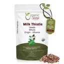 Organiskais ceļš Viss piens Thistle Seeds (Silybum marianum) - ārstniecības augu tēja - European Wild-Harvest, Organic & Kosher Sertificēts, Vegan, Non GMO & Gluten Free, USDA Sertificēts, Izcelsme - Albānija (4 Oz)