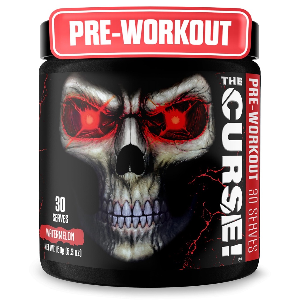 JNX SPORTS Lāsts! Pirms treniņa pulveris vīriešiem un sievietēm, kofeīns, beta-alanīns, kreatīns, L-citrullīns, 30 Kalpojumi, arbūzs Flavor – pastiprināt enerģiju, stiprumu un fokusu