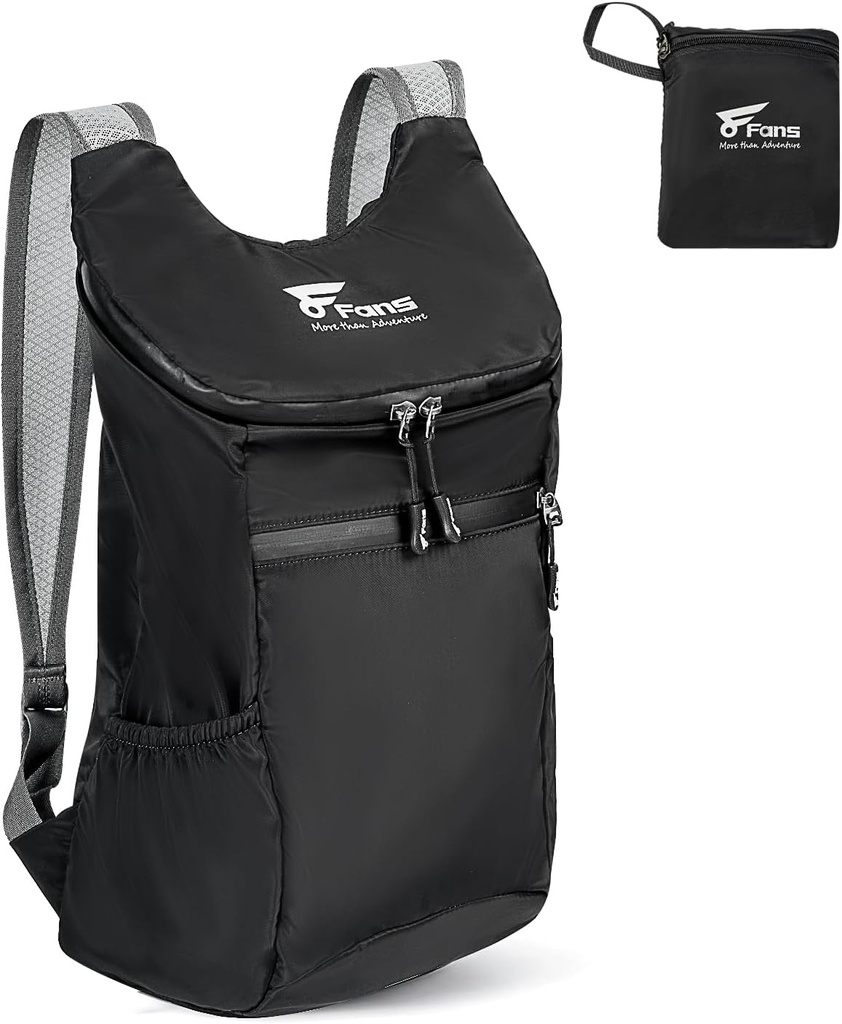 8 Ventilatori 12L/20L Pārgājienu mugursoma, ūdensdrošs Iepakojums Travel Daypack-Lightweight Back Pack Outdoor Foldable Rucksack (12L)