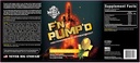'Merica Labz F'N Pump'D Bez stimulanta, Slāpekļoksīda,Fully Doseed, Sūkņa PreWorkout pulveris (20 Kalpo) (Upside Down Ananass)