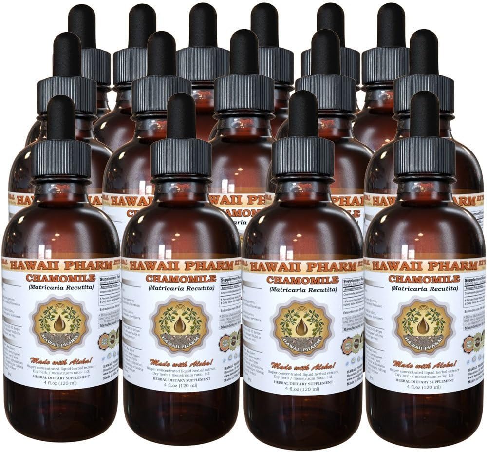 Kumelīšu šķidruma ekstrakts, organiskā kumelītes (Matricaria Recutita) Tincture papildinājums 15x4 oz