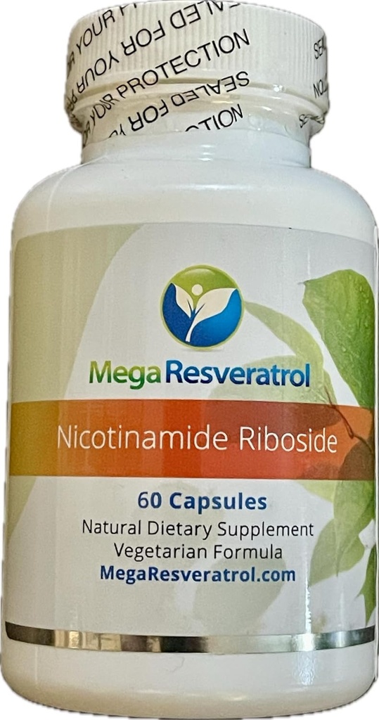 Mega Resveratrol nikotīnamīds Ribosīds (NR). 99% standartizēts mikronizēts kristalizēts NR, 60 Veggie Caps, 250 mg uz kapsulu. Tīrība sertificēta. NAV toksisku “neaktīvu” sastāvdaļu. Keto, Vegan, ne-ĢMO.