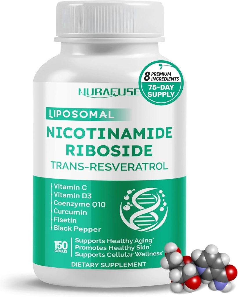 Liposomālā Nikotinamīds Riboside Trans-Resveratrol Coenzyme Q10 vitamīns C - atbalsta veselīgu novecošanu, ādas- atbalsta veselīgu novecošanu, veicina veselīgu ādas-Ražots un pārbaudīts ASV