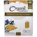 Sadīgušas flax Golden Organic tradīcijas 8 oz Bag