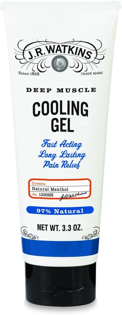 J.R. Watkins Deep Muskuļu Dzesēšanas Gels, Noklusētais, 3.3. Ounce