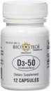 Bio-Tech Pharmacal vitamīns D3 (D3-50 50k SV, 12 grādos)