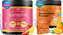 KEY NUTRIENTS Elektrolīti un multivitamīni Hidrēšanas pulveris Bandle – Juicy zemeņu citronāde & Tangy Orange Elektrolītu pulveri (90 apkalpo katru) – bez cukura, Keto-Draudzīgi, Nav kalorijas
