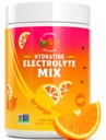 Elektrolītu pulveris – Nulle Cukurs Orange hidratācija Mix - 90 Kalpo - Keto, Vegan, Gluten-free - - dabas Elektrolīti muskuļu reģenerācijai, Enerģija un krampjveida atbalsts -- Sievietēm, Runners, Sportisti