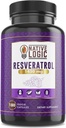 Trans-Resveratrols ar antioksidantiem 180 Kapsulas ar Acai Berry, vīnogu sēkli, un zaļās tējas lapu ekstrakts, 1450mg. Atbalsta sirds un asinsvadu veselību un imūnsistēmu