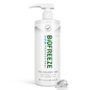 Biofreze Professional Gel sāpes atvieglojums Knee, Neck, Hip, Locītavu, Plecu, & Vienkāršs Muguras sāpes, Artrīts Sāpes Reliver, Sor Muskuļu Reliefs, Bezkrāsains Mentol Gel 32 Fl Oz