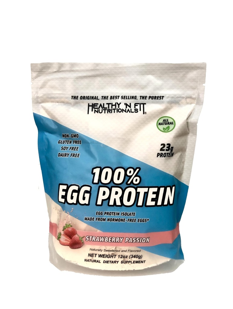 Veselīgs 'N Fit 100 procentu olu proteīns, zemeņu Passion, 12 Ounce