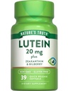 Dabas patiesība Luteīns un Zeaxanthin - 20 mg - 39 Softgels ar melleņu -- Non-GMO & Gluten bezmaksas papildinājums