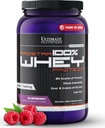Ultimate Nutrition Prostar sūkalu proteīns Pulveris Izolāts, aveņu - zems Carb, augsts olbaltumvielu pulveris Sakratiet muskuļu Gain & Recovery - zems nātrija, zems tauku un keto draudzīgi - 2 mārciņas Tub