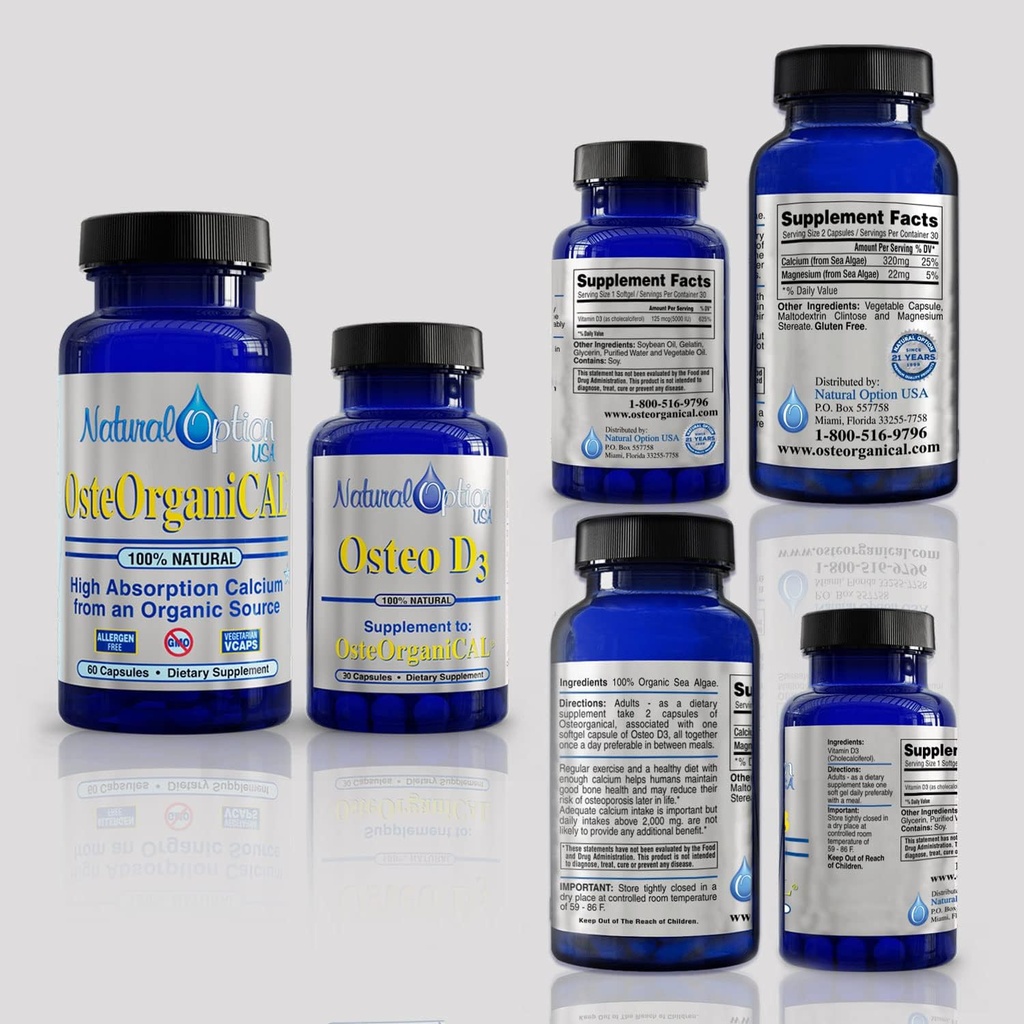 Osteorganic® & Osteo D3 (1 komplekts)