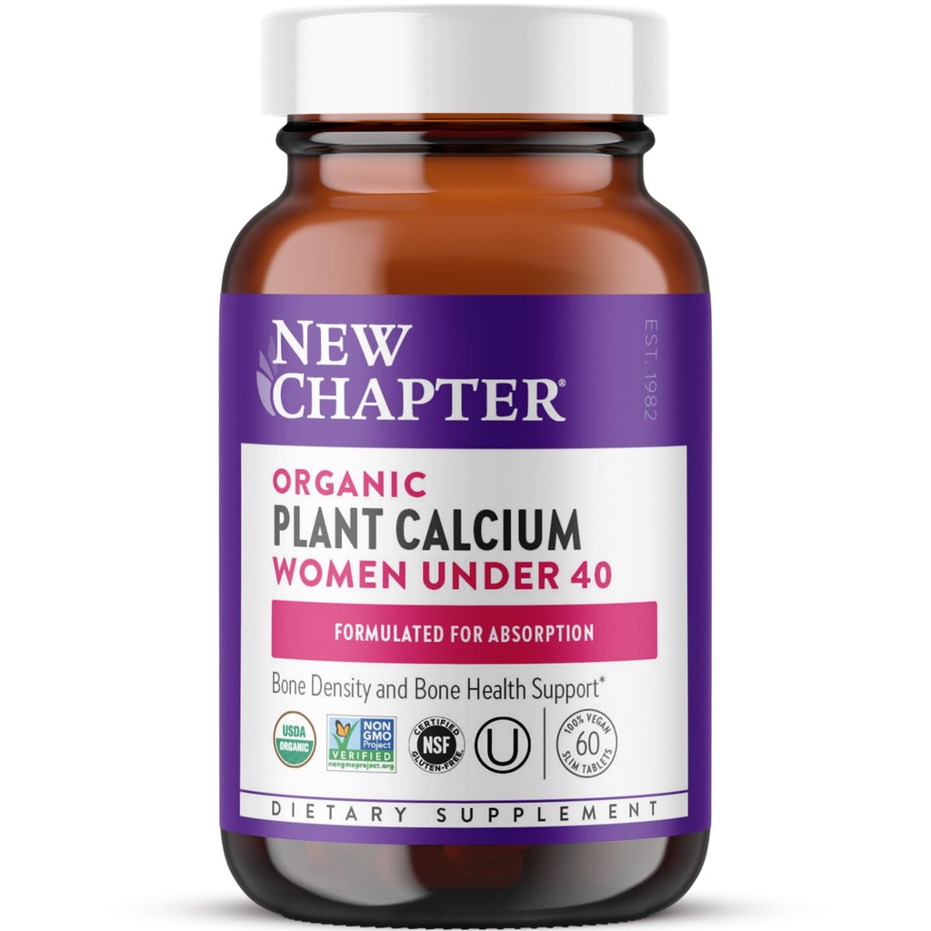 Jaunā nodaļa Kalcija piedevas – Organisko augu kalcijs sievietēm līdz 40 gadu vecumam, ar vitamīnu D3 uzsūkšanai + vitamīns K2 + magnijs, veģetārs, nesatur lipekli - 60 grādos