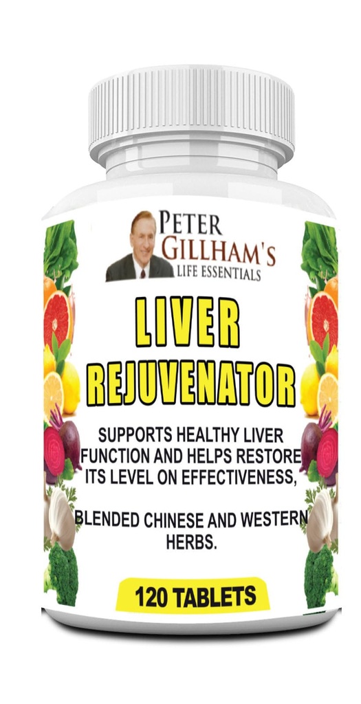 Aknu Rejuvenator 120 tabletes, 40 Kalpo visas dabas ne-GMO augu Blend 780 mg aknu tīrīšana, aknu atbalsts Ražots ASV Peter Gillham dzīves būtiski