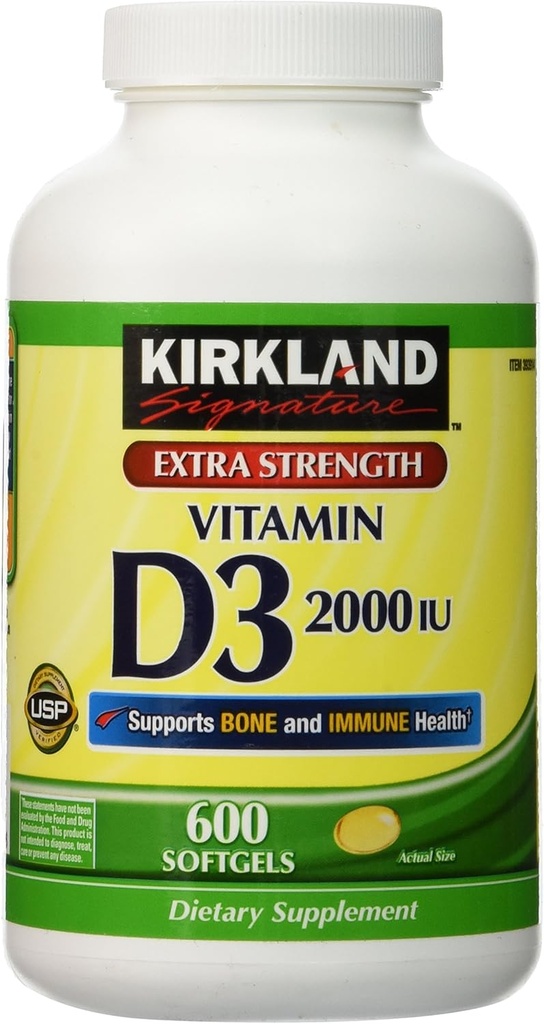 D- 3 vitamīns 2000 SV 600 soft gels