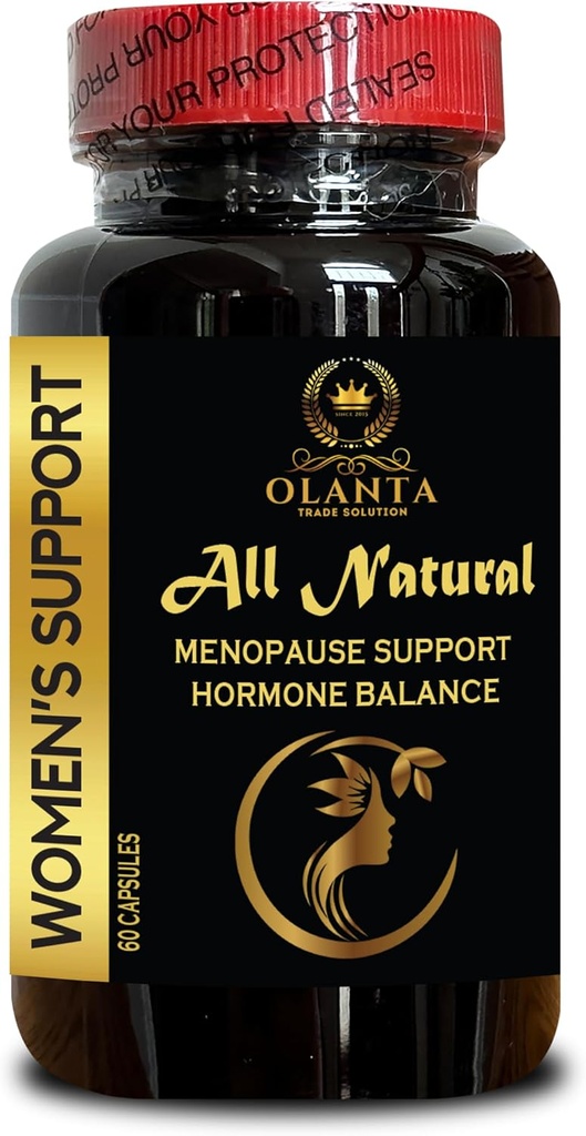 Kopējais menopauzes atvieglojuma papildinājums sievietēm - Karstā zibspuldze Menopauze, Black Cohosh ekstrakts, palīdz Menopauzes atbalsts, nakts sviedri, & Mood - 1 pudele 60 kapsulas