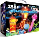 UNGLINGA 250+ Science Experiments Komplekti bērniem, puiši meitenes rotaļlietas Dzimšanas dienas dāvanas Idejas, Ķīmija Komplekts, ST.E.M Aktivitātes Izglītojošais projekts, Vulkāno zinātnieku komplekts