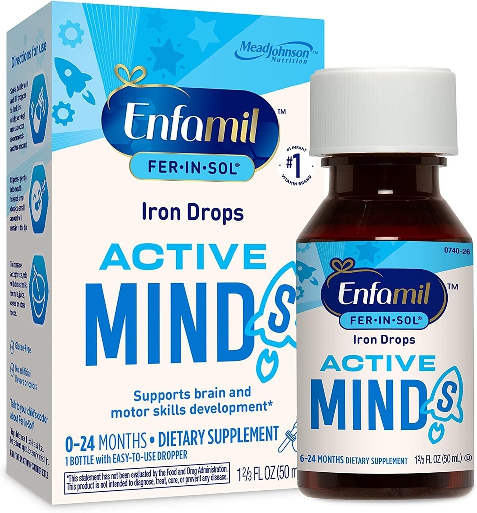 Enfamil Fer-in-Sol 50 ml pilieni