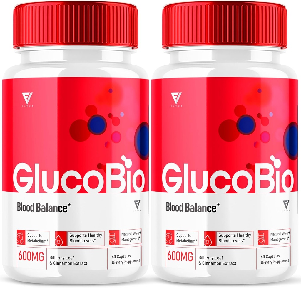 (2 Iepakojums) GlikoBio Veselības Kapsulas Gliko Bio Tabletes, Gliko Bio Dabas Vitamīnu Kopumā Veselības un labsajūtas Glikogēnu Atbalsta Papildinājums, BioGluco Kapsulas (120 Kapsulas)