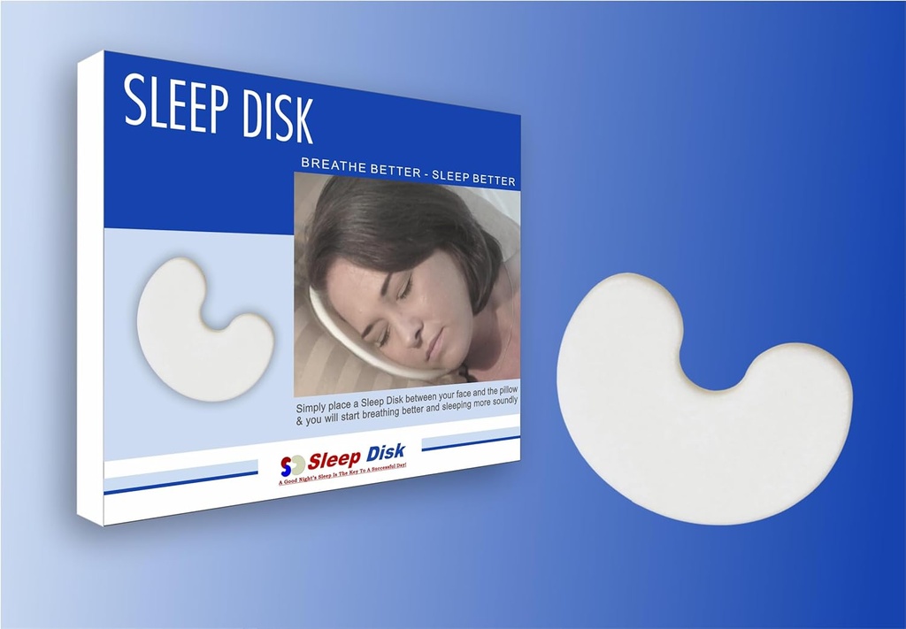 Dr. Organizatora miega disks – Elpošana Easier & Miega labāk ar ergonomisku putu disku – samazina krāšanos, palielina gaisa plūsmu, aizsargā ādu un skropstas – lieliski alerģiju un komfortu naktī