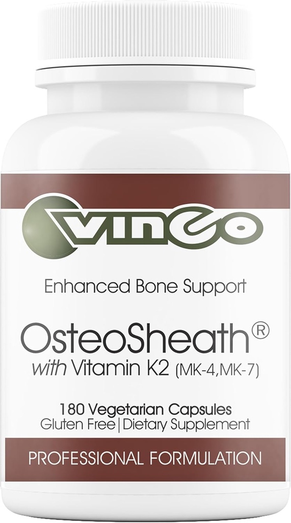 Vinco's - OsteoSheath4 ar vitamīnu K2 - 180 Kapsulas pēc Vinco