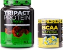 Nutroloģija TRIPACT Vegan Olbaltumvielu pulveris, par Vegan Protein Shakes, Šokolādes Peanut sviests (20 Servē) BCAA Natural, Plant Based BCAA Pulver, Lemonade Flavor (30 Servē)