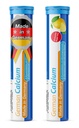 T&D Vācu kalcijs 500 mg - 40 Vegan Dzēriens Putojošās tabletes - Citrons Laima Flavor - Ražots Vācijā