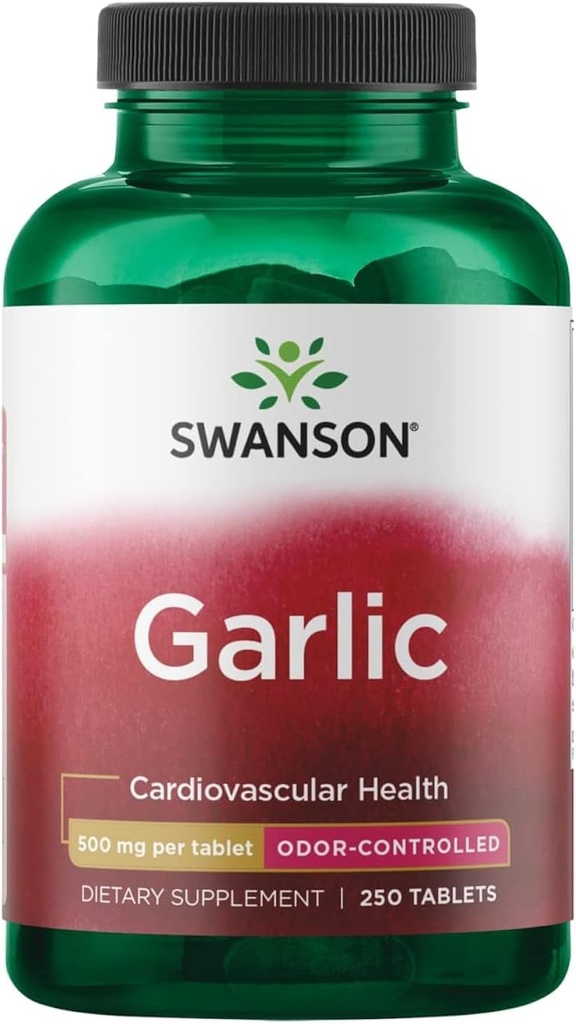 Swanson Best Ķiploki Odor- CNTRL 500MG 250 TAB
